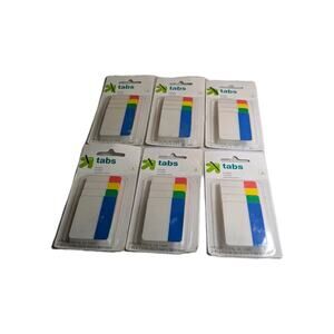 24 Up And Up Durable Writable Respositionable Tabs For School/Office 2"x1.5" New